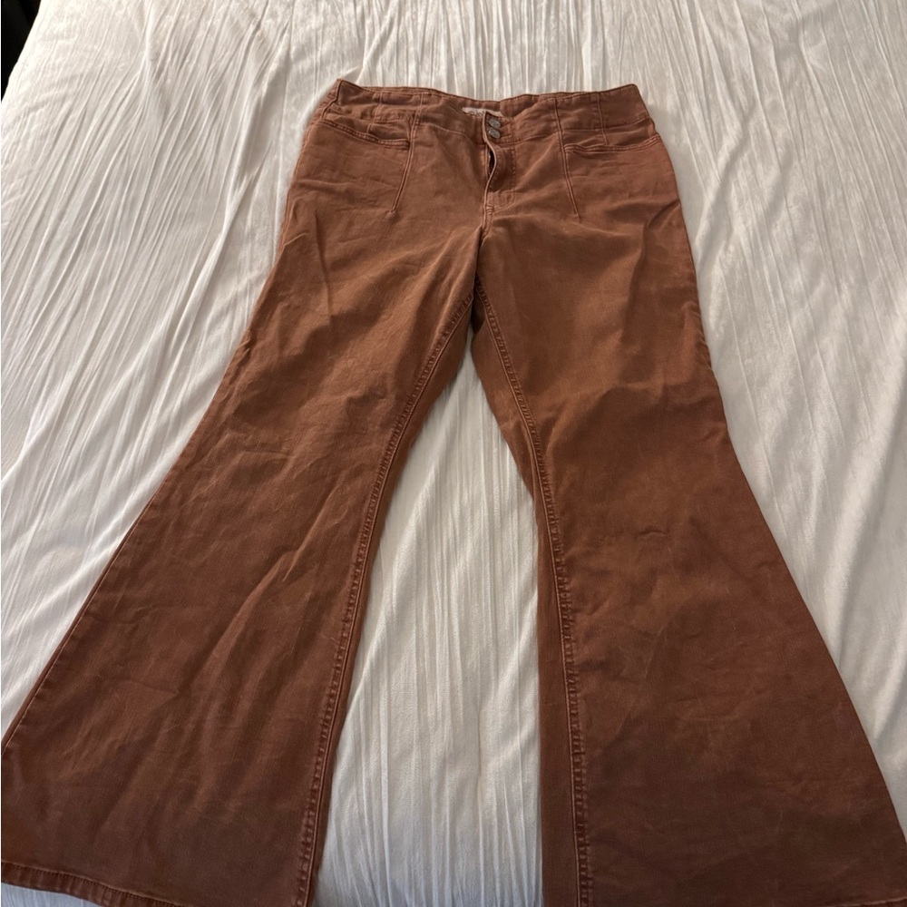Maurices Brown Flare & Wide Leg Jeans